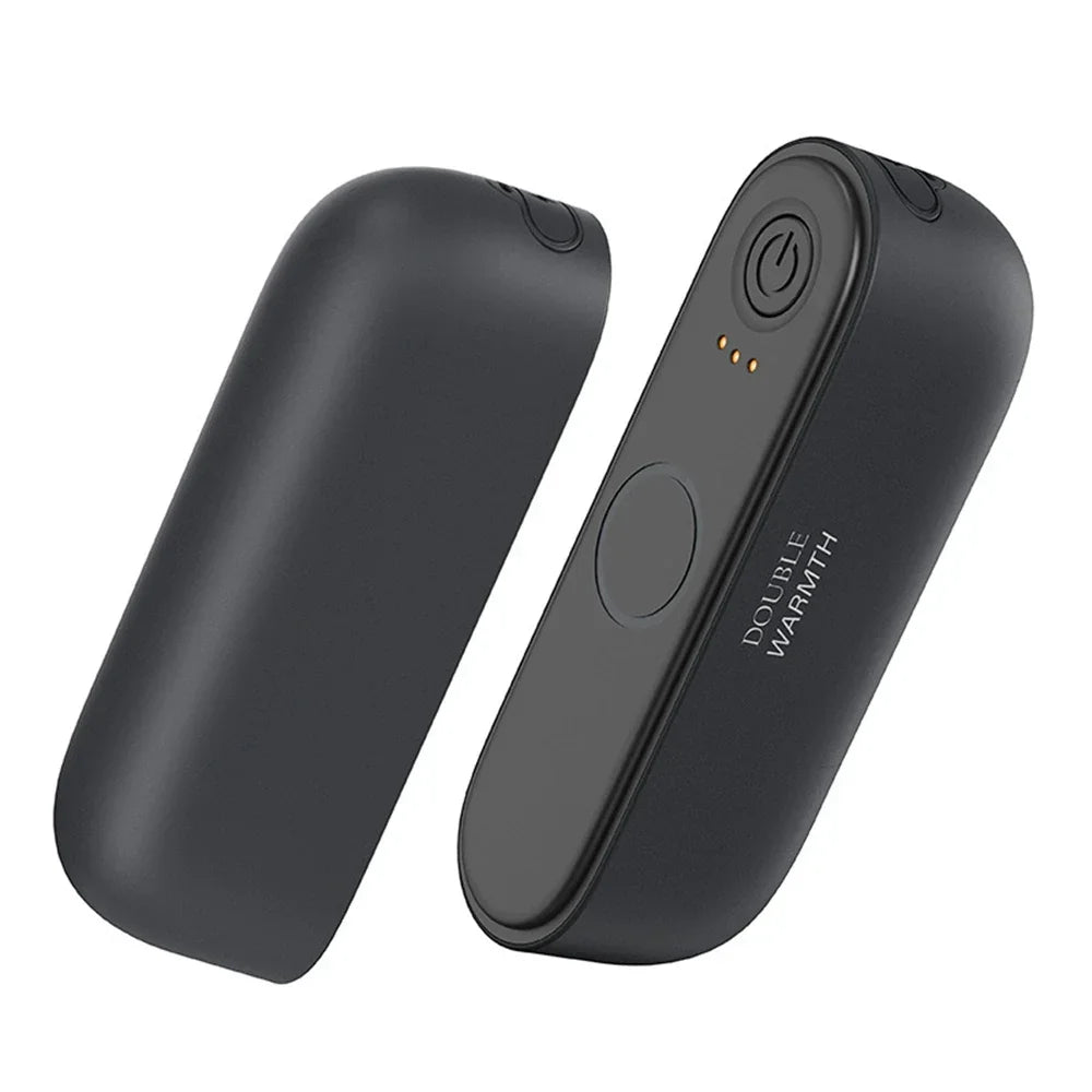 New Portable 2 in 1 Magnetic Rechargeable Hand Warmers Electric Handwarmers Ergonomic Compact Pocket Heater Tech Gifts Outdoors